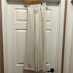 NWT Altard State grey heather Wide-Leg Lounge Sweatpants with Drawstring XXS